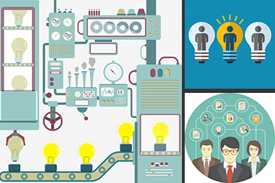 conceptual vector illustration