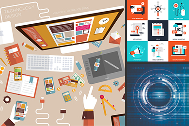 technology vector illustration